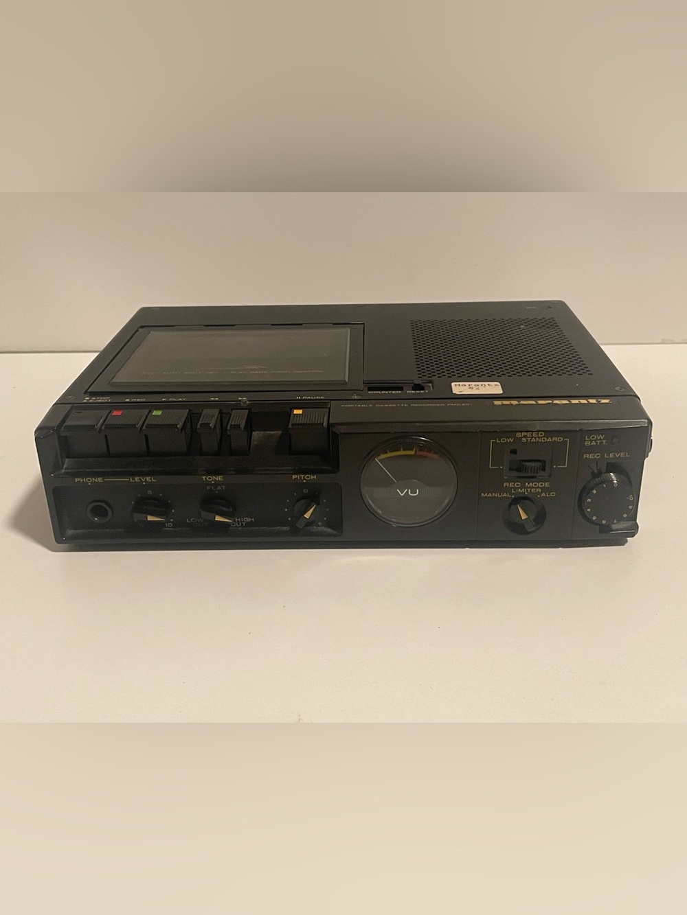 Marantz PMD201 Portable Cassette Player & Recorder